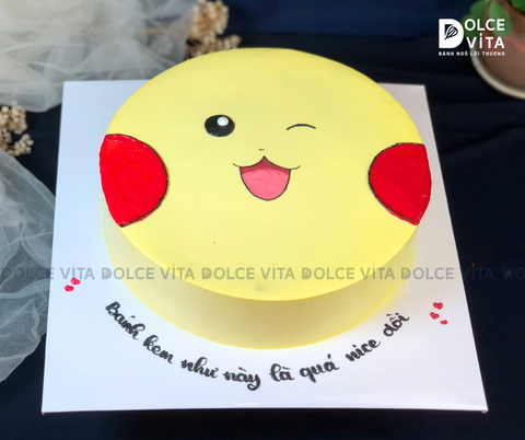 039 (30) Bánh Kem Pikachu Cho Fan Pokemon