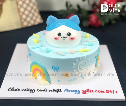 [2894] (100) Bánh kem tạo hình chú mèo cho sinh nhật bé trai