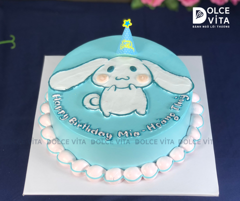 [2027] (60) Bánh vẽ chú chó Cinnamoroll cho fan của hoạt hình Sanrio