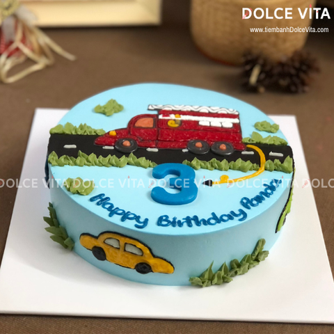 [1701] (80) Bánh Xe cứu hỏa/ chữa cháy (Fire truck)