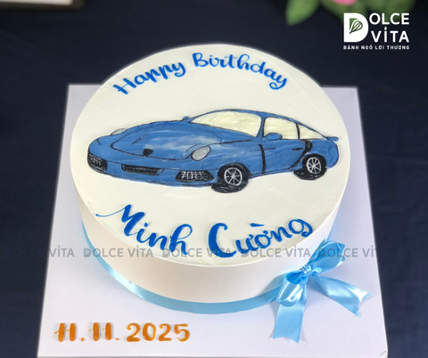 [1785] (80) Bánh kem vẽ xe Rolls Royce