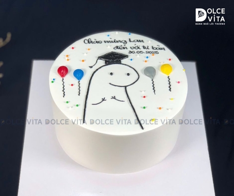 [1483] Bánh Kem Mừng Tốt Nghiệp Dễ Thương