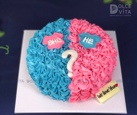 [136] (70) Bánh kem cho ngày công bố giới tính bé (Gender Reveal)