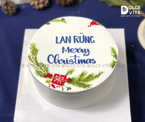 TD019 Bánh giáng sinh/ Noel/ Christmas cake) - món quà Giáng sinh