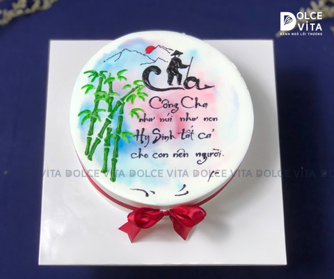 [1183] (70) Bánh Vẽ Thư Pháp – Ý Nghĩa Cho Ngày Của Cha