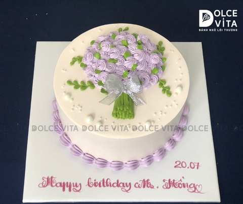 179 (60) Bó hoa tím