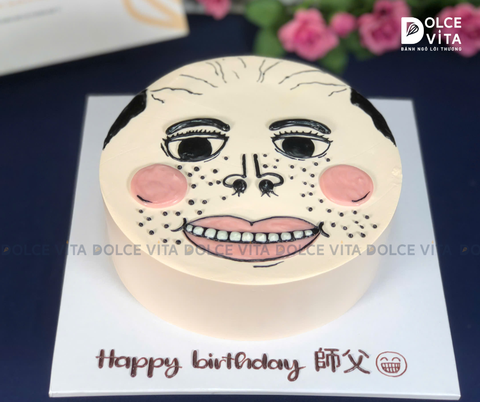 [1783] (40) Bánh vẽ mặt người siêu hài hước