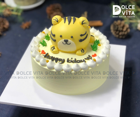 978 (80) Bánh kem tạo hình chú hổ