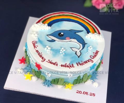 [624] (90) Bánh kem cá heo - đại dương