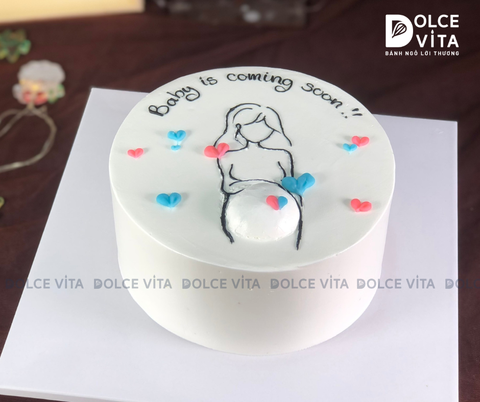 [2942] (40) Bánh kem tiết lộ giới tính (Gender Reveal Cake) - Bất ngờ và hạnh phúc
