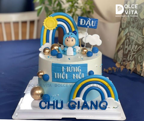 [3026] (400) Bánh Kem Tạo Hình Chú Rắn Cho Sinh nhật, Thôi nôi, Đầy tháng tuổi Rắn