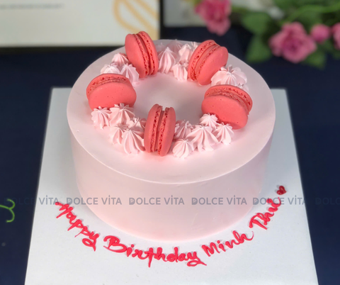 [654] (15) Bánh trang trí Macaron