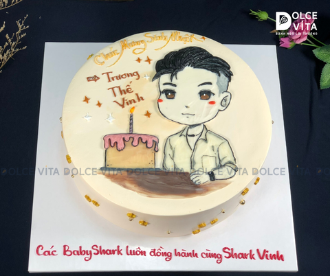 [1627] (100) Bánh Vẽ Phác Thảo – Món Quà Cá Nhân Hóa