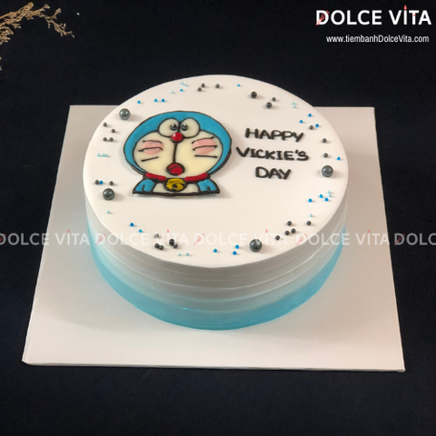 [1654] (40) Bánh kem vẽ Doremon/ Doraemon cho sinh nhật mọi lứa tuổi
