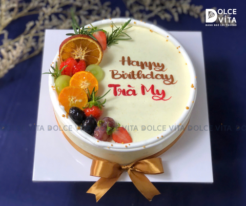 [1195] Bánh Mousse Bắp – Bánh Sinh Nhật Kem Tươi, Mềm Mịn, Thơm Ngon