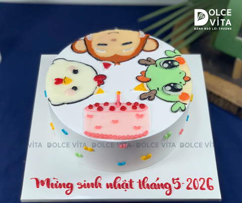 [0153] (100) Bánh vẽ nhiều hình theo yêu cầu – mỗi hình ảnh mang một ý nghĩa riêng