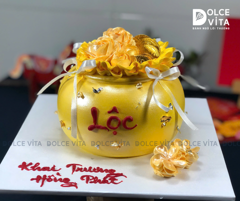 [2948] Bánh túi tiền/ hũ vàng/ thỏi vàng mừng khai trương - ngày thần tài
