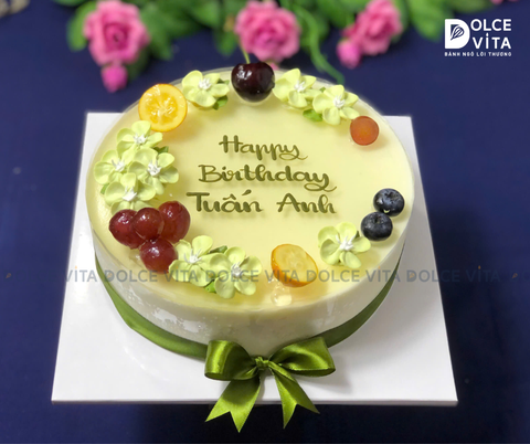 016 Bánh Phô Mai Trà Xanh Chanh Tươi – Vị Chua Ngọt Thanh Mát