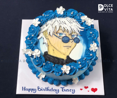 1101 (M100) Bánh vẽ Satoru Gojo (Jujutsu Kaisen)