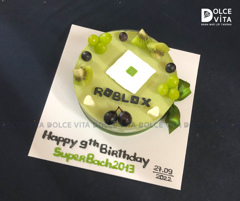 [1615] (30) Bánh Vẽ Logo & Nhân Vật Roblox theo Yêu Cầu