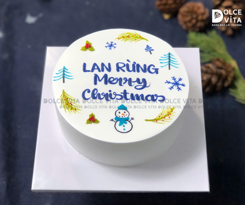 TD012 Bánh Giáng Sinh mang Phong sắc Mùa Đông