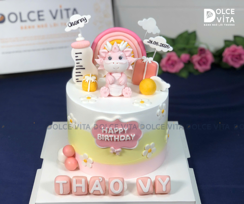 [1807] (350-400) Bánh Kem Tạo Hình Chú Rồng – Ngộ Nghĩnh & Ý Nghĩa Cho Bé Tuổi Rồng