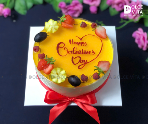 1115 Passion - Bánh mousse chanh dây tặng ngày Valentine