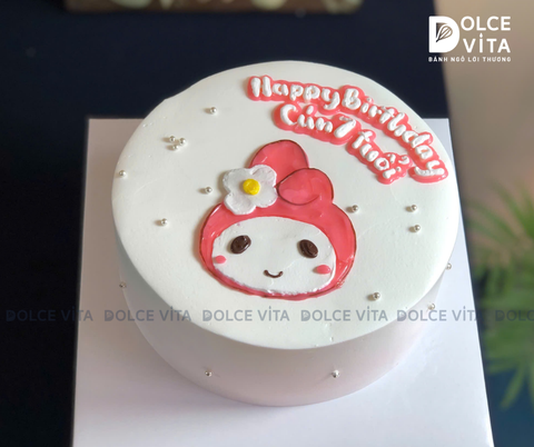 [3049] (50) Bánh Vẽ Thỏ Melody Đáng Yêu cho Bé Gái