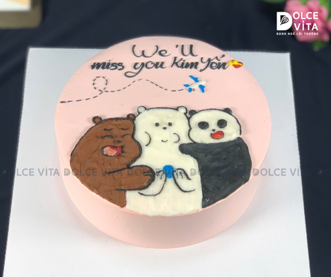 [1518] (80) Bánh kem vẽ 