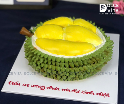 [1942] (180) Bánh Kem Tạo Hình Quả Sầu Riêng – Độc Đáo & Khó Quên