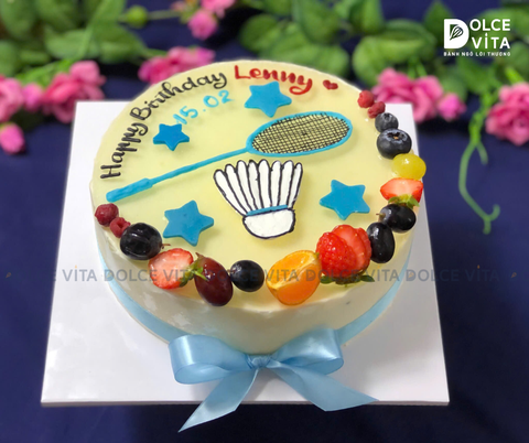 [007] Bánh kem vẽ cầu lông cho tay vợt (40)