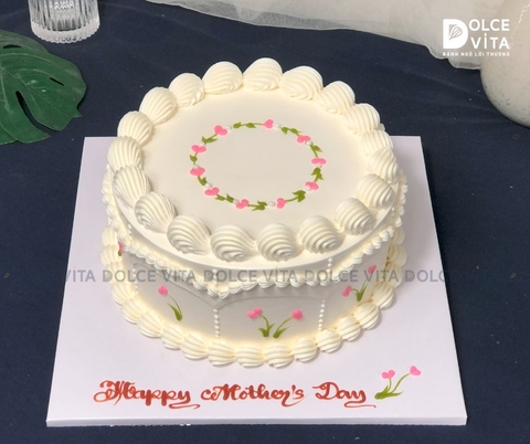 [302] Bánh kem phong cách cổ điển, retro tặng Mẹ, Phái nữ