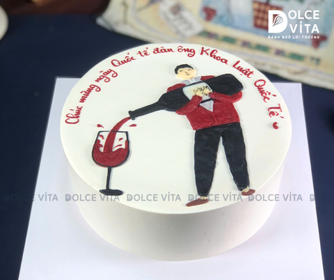 [938] (90) Bánh kem chủ đề bia - rượu cho phái nam