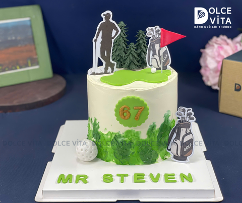 [3823] (150) Bánh kem dành tặng cho người chơi gôn/ golf