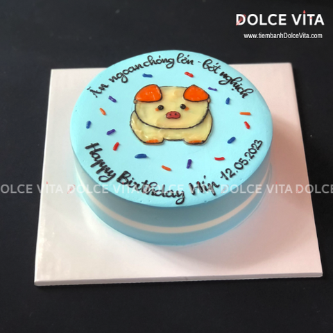 [1685] (40) Bánh vẽ chú Heo