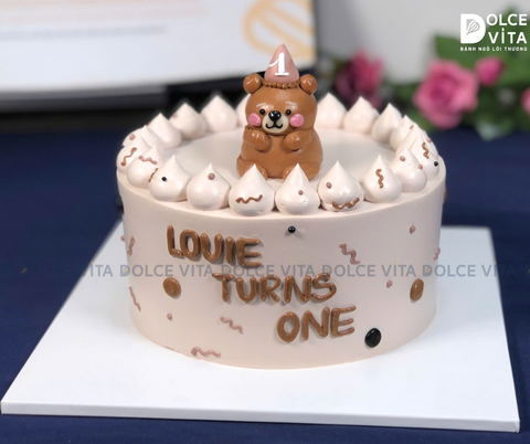 [1775] (70) Bánh Kem Tạo Hình Chú Gấu – Dễ Thương Cho Mọi Dịp