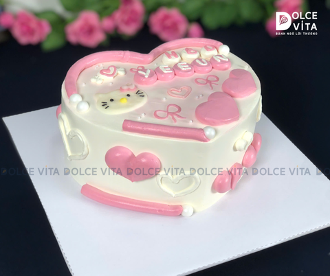 [1607] (70) Bánh kem trái tim phong cách Hàn Quốc - Ngọt ngào và đáng yêu