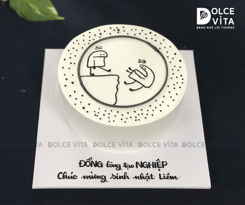 [1756] Bánh kem hài hước đón sinh nhật cực bá đạo