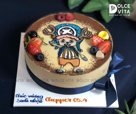 [2987] (70) Bánh kem vẽ nhân vật Tony Tony Chopper (One Piece)