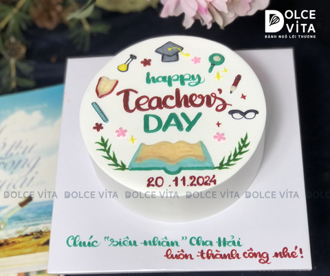 [983] (60) Bánh Kem 20/11 – Lời Cảm Ơn Ngọt Ngào Dành Cho Thầy Cô