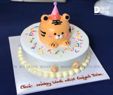 [546] (90) Bánh kem tạo hình hổ