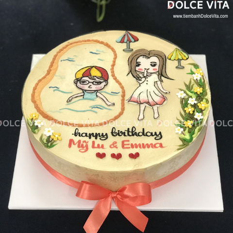 [1673] (120) Bánh dành cho sinh nhật chung