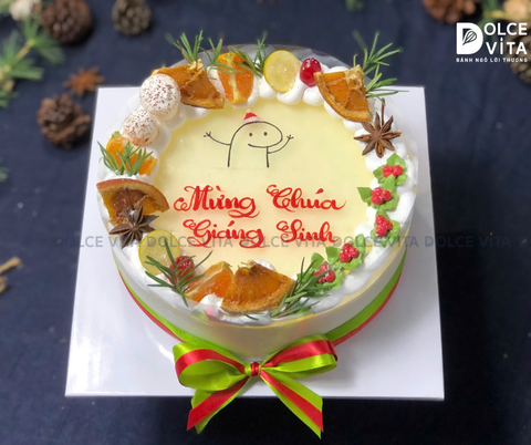 N105  Green Tea Lemon Mousse (Bánh giáng sinh/ Christmas/ Noel)