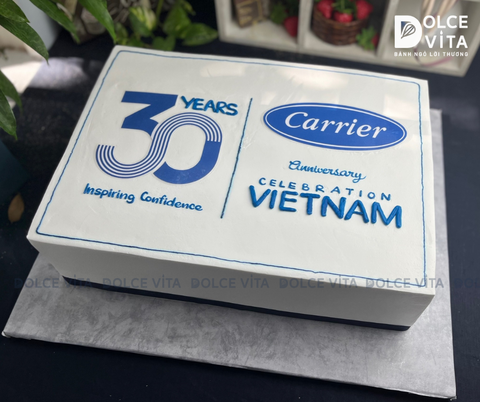 346 Bánh hình chữ nhật trang trí thanh lịch cho ngày thành lập