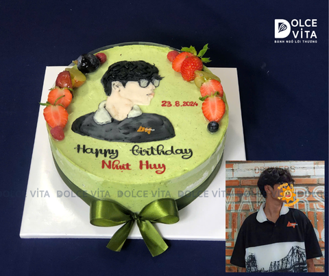 550 (80) Matcha Yogurt vẽ phác thảo chibi nam