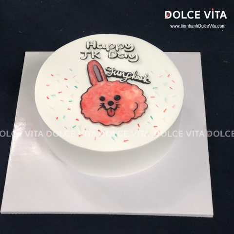 [1692] (50) Bánh vẽ Thỏ Cooky trong bộ sưu tập BT21 - Dành cho Fan của BTS