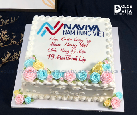 [1543] (150) Bánh vẽ logo cho kỷ niệm thành lập Doanh nghiệp