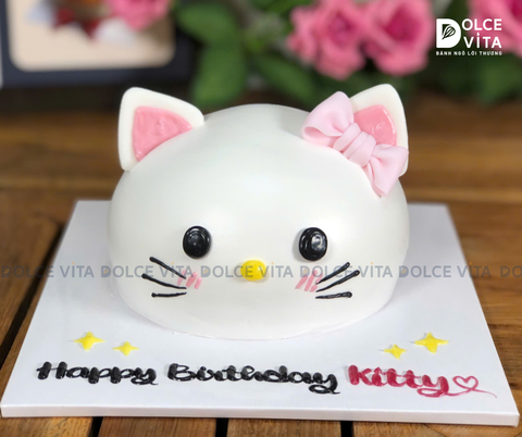 [1558] (95) Bánh kem tạo hình Mèo Kitty cho bé gái