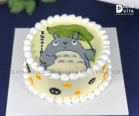 [1716] (80) Bánh kem chủ đề Totoro - Nhân vật hoạt hình đáng yêu và bình yên
