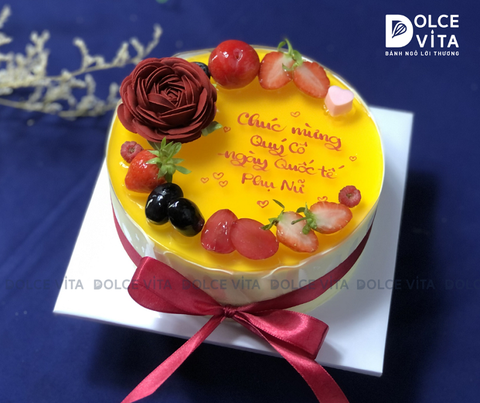 [2953] (15-15-40-60) Bánh mousse chanh dây tặng ngày 8.3